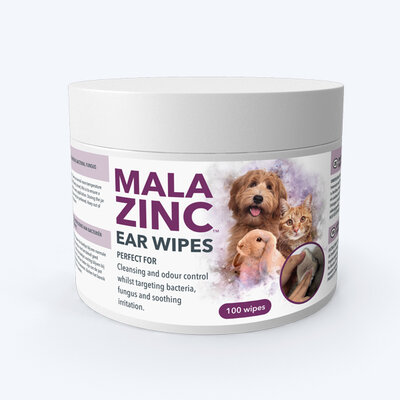 Malazinc Ear Wipes POT 500 x 500